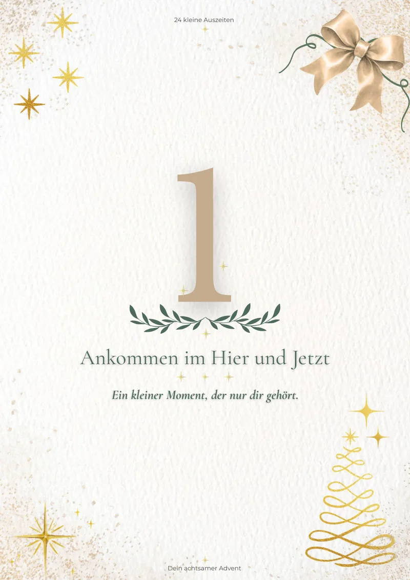 Türchen 1 Vorschau
